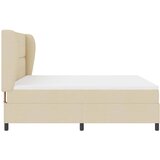  s opruga kutije s uzglavljem Krema 180 x 200 cm tkanina | shoptok.hr