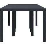  Vrtna miza Antracit 250x100x73 cm Poli Ratan, (22008370) | Shoptok.si