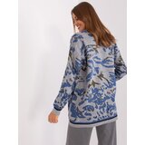 BADU Cardigan-BA-SW-8045.30X-Grey-Blue | Shoptok.si