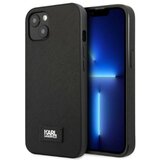 Karl Lagerfeld HARDCASE IPHONE 13 MINI 5.4 BLACK SAFFIANO PLAQUE CASE, (21897414) | Shoptok.si