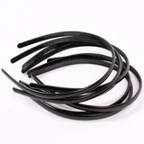 Crna traka za kosu set od 10 komada 8mm