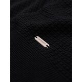 Ombre Men's structured knitted t-shirt - black | Shoptok.si
