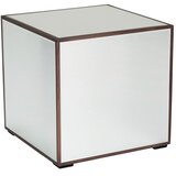 Ellos Home Stranska mizica s stekleno mizno ploščo 45x45 cm Everyday – Cene