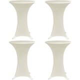  Za stol za stajanje Ø 60 cm krem rastezljiva 4 kom | shoptok.hr