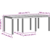 vidaXL 7-delni set za jedilnico z blazinami Temno rjav Poli ratan | Shoptok.si