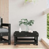  Vrtni stolček za noge črna trdna borovina | Shoptok.si