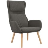  Stol za sproščanje temno siv žamet, (20934623) | Shoptok.si