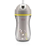 Chicco Sport Cup 14m+ skodelica s slamico Grey 266 ml | Shoptok.si