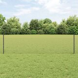 vidaXL Set ptičje žice Set 2 Siva Jeklo, PVC 25 x 0.5 m Zložljivo | Shoptok.si