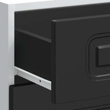  Donji kuhinjski ormarić Kalmar crni konstruirano drvo | shoptok.hr