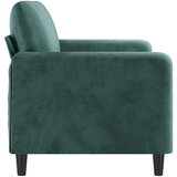 vidaXL Dvosed temno zelen 140 cm žamet | Shoptok.si