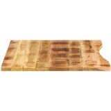  Mizna plošča ukrivljena 110x80x2,5 cm trden mangov les | Shoptok.si