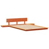  Krevetna konstrukcija Smeđa 135 x 190 cm boja drva | Eponuda.com