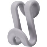 INF 10 kosov Kavelj za povezovanje obešalnikov, Obešalniki za oblačila, ki prihranijo prostor, Kaskadni kavlji Grey, (21779104) | Shoptok.si