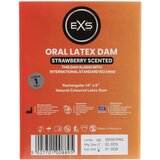 EXS Oral Latex Dams Flavoured Strawberry 1pc | Shoptok.si