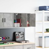  Garažni zidni ormarići 2 kom od konstruiranog drva | shoptok.hr