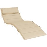  Jastuk za ležaljku bež 180x60x4 cm od tkanine Oxford | shoptok.hr