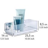 Wenko 22692100-Polica VACUUM-LOC QUADRO ED 25,5x14 cm srebrna/prozirna | Eponuda.com