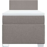 vidaXL Box spring postelja z vzmetnico taupe 80x200 cm blago, (21291001) | Shoptok.si
