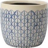 Burgon & Ball Lonec za sobne rastline "Collector" - Crème Geo - ⌀ 18 x 18 cm | Shoptok.si