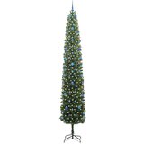 vidaXL Umestno božično drevo Zelena 300 cm PVC in Jeklo in Plastika | Shoptok.si