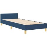  Krevetna konstrukcija s uzglavljem Plava 80 x 200 cm tkanina | shoptok.hr