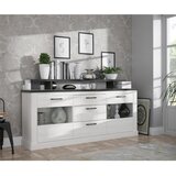 Premium Living Komoda Montreal, Bela, Barva Pinije | Shoptok.si