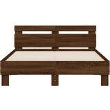  Okvir za krevet s uzglavljem i LED boja hrasta 120x190 cm | Eponuda.com