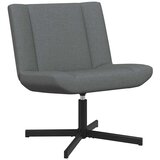  Stolica na kotačiće Tamnosiva 63 x 75 x 76 cm tkanina | shoptok.hr