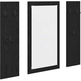  Vješalica za kapute na zidu Zidne Crni hrast 96 x 1,5 x 90 cm | shoptok.hr
