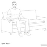  Set sofe 2 pcs Svjetlosiva Baršun | shoptok.hr