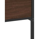  Posteljni okvir brez vzmetnice hrast 137x190 cm inženirski les, (21829506) | Shoptok.si
