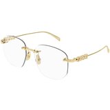 Gucci GG1806O 002 ONE SIZE (54) Zlata/Kristalna | Shoptok.si