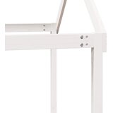 Krov za dječji krevet bijeli 217x85,5x154 cm masivna borovina | shoptok.hr