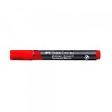 Faber-Castell Faber-Castell: Permanentni marker rdeč alkoholni flomaster z zaobljeno konico | Shoptok.si