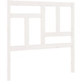 Maison Chic posteljno vzglavje - vzglavna omarica - nočna omarica belo 95,5x4x100 cm trdna borovina, (21706236) Cene