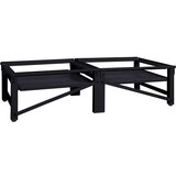  Pedestal za perilicu rublja 2 pcs Crna 64 x 55 x 32.5 cm Čelik | shoptok.hr