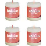 Bolsius rustične debele svijeće Shine 4 kom 80 x 68 mm nježno biserne | shoptok.hr