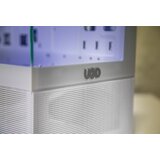 UGD Kuciste Stealth 3333 ATX, staklena prednja i bocna strana, ugradjen 1x ARGB kuler, Belo | ePonuda.com