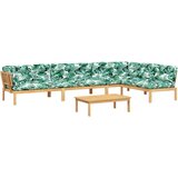  5-dijelna set vrtnih sofa od paleta s jastucima od drva bagrema | shoptok.hr
