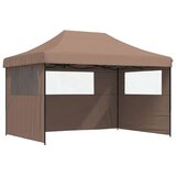 Šator za svadbe - šator za zabave Smeđa 279 x 410 x 315 cm Oxford tkanina | shoptok.hr