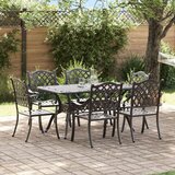 Set od 4 Crna Lijevani aluminij 6-sjedalni Višenamjenski | shoptok.hr