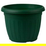  Tegla za cvijeće Jadran (Vanjska dimenzija (ø x V): 21 x 17,5 cm, Plastika, Tamnozelene boje) | shoptok.hr