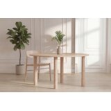 Venture Home Hilo ovalni blagovaonski stol 130 × 110 cm, prirodna boja drva | shoptok.hr