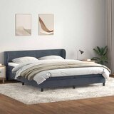 vidaXL Krevet s oprugama s madracima tamnosivi 180x220 cm baršunasti | shoptok.hr