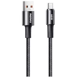 DATA kabl BRAIDED USB na TIP C CB25 66W 1.2m, crni