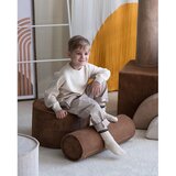 Wigiwama Rjav otroški tabure iz rebrastega žameta – | Shoptok.si