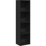 vidaXL Regal za knjige crni 40x30x152 cm konstruirano drvo | shoptok.hr