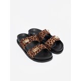 Shelvt Women's leopard print flip-flops | shoptok.hr