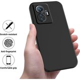 INORCO Za vivo Y77 5G/Y77e 5G/iQOO Z6 Lite 5G tekoči silikonski ovitek za telefon proti padcem, mehka podloga, zaščitni ovitek s trakom, (22036920) | Shoptok.si
